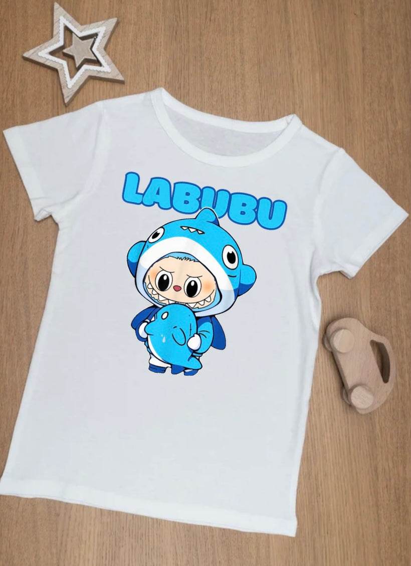 Children’s Labubu printed t shirts 5 designs available - Pj prints barnsley