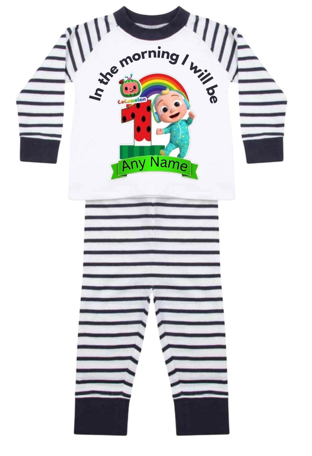 Custom when I wake up I will be children’s pjs-any characters - Pj prints barnsley