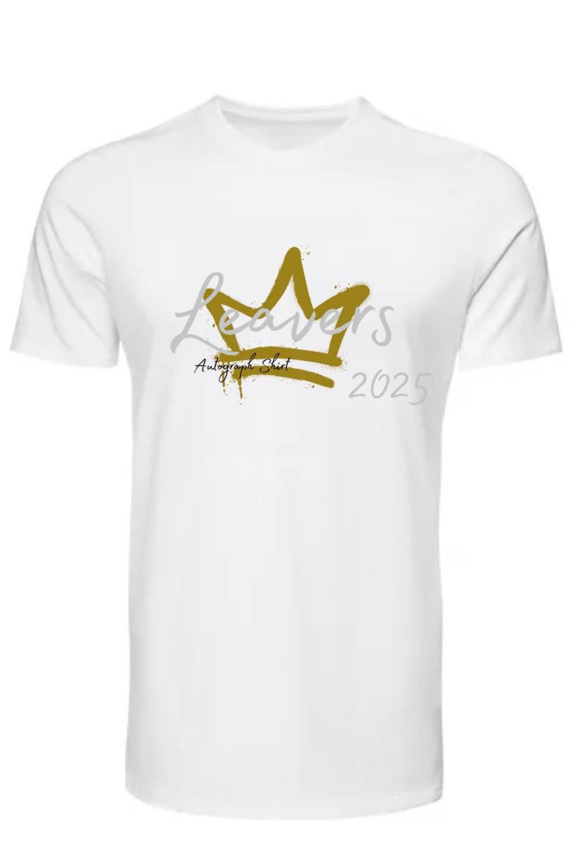 Personalised Children's Autograph School Leavers T-Shirts Available in All Sizes - Customisable Designs & Text Colours - Perfect for School leavers 2025 - Pj prints barnsley