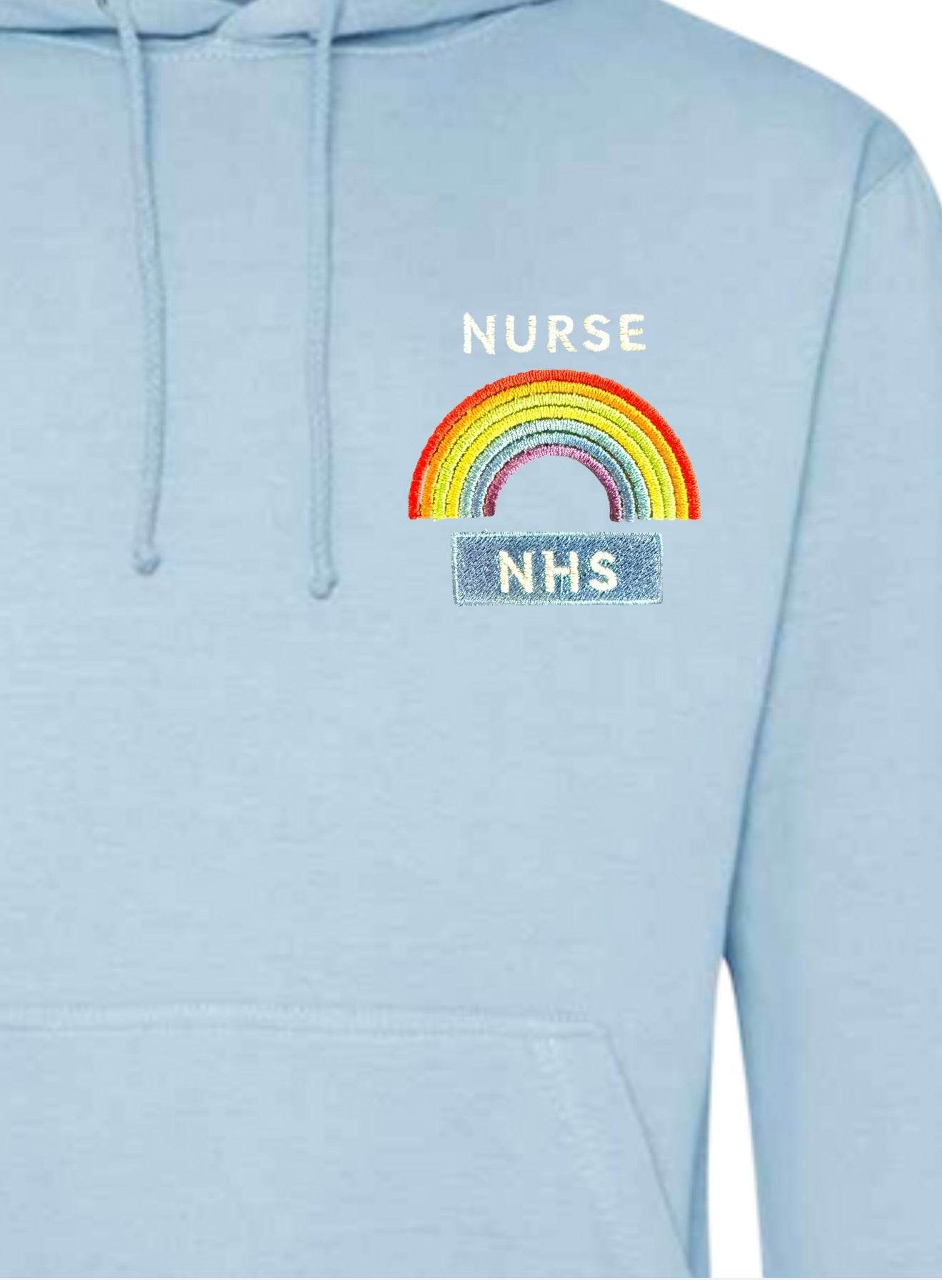 Rainbow hoodies| personalised hoodies for nhs staff - Pj prints barnsley