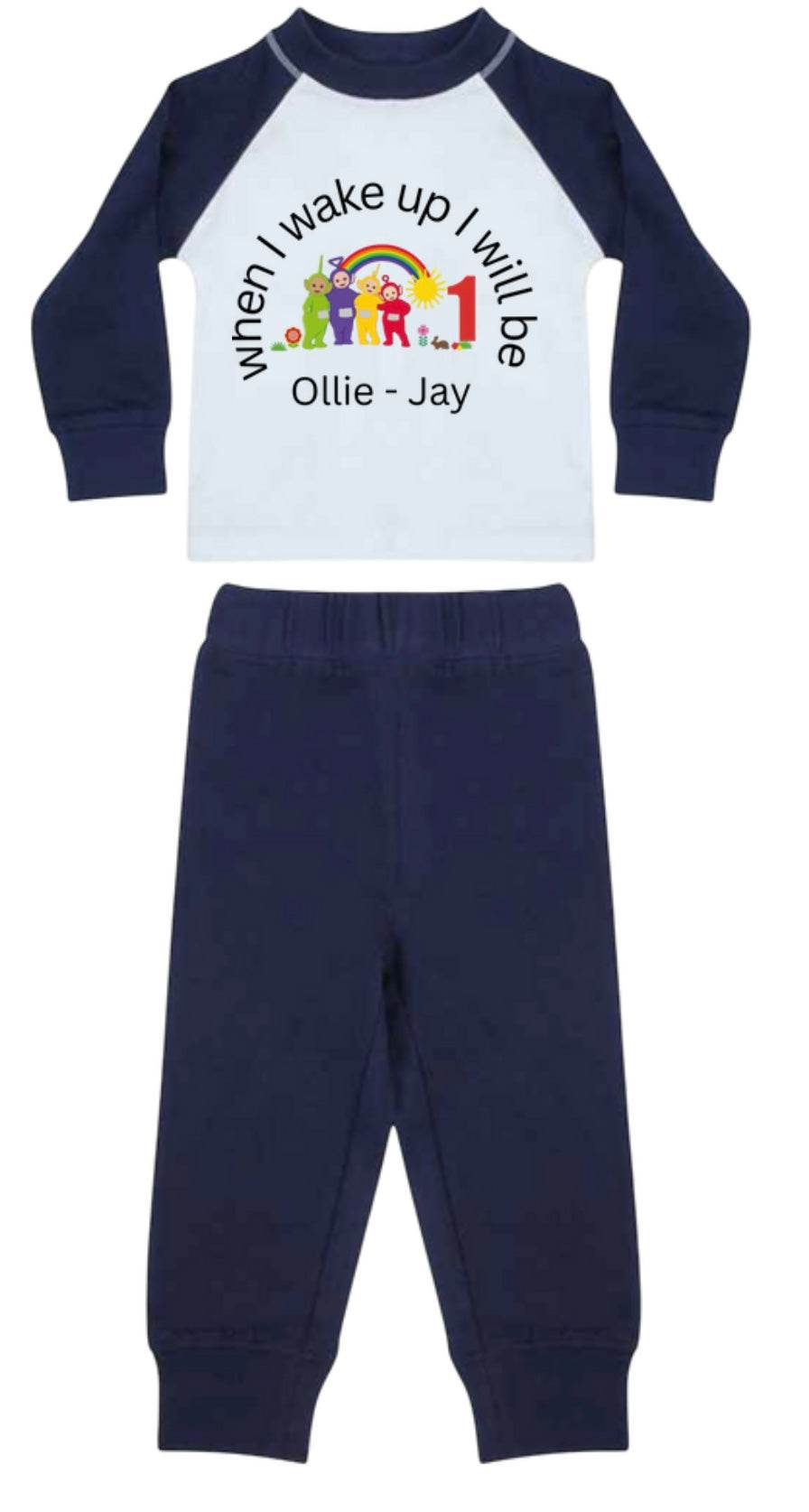When I Wake Up I Will Be…” pyjamas, personalised with their name, age, and favourite character - Pj prints barnsley