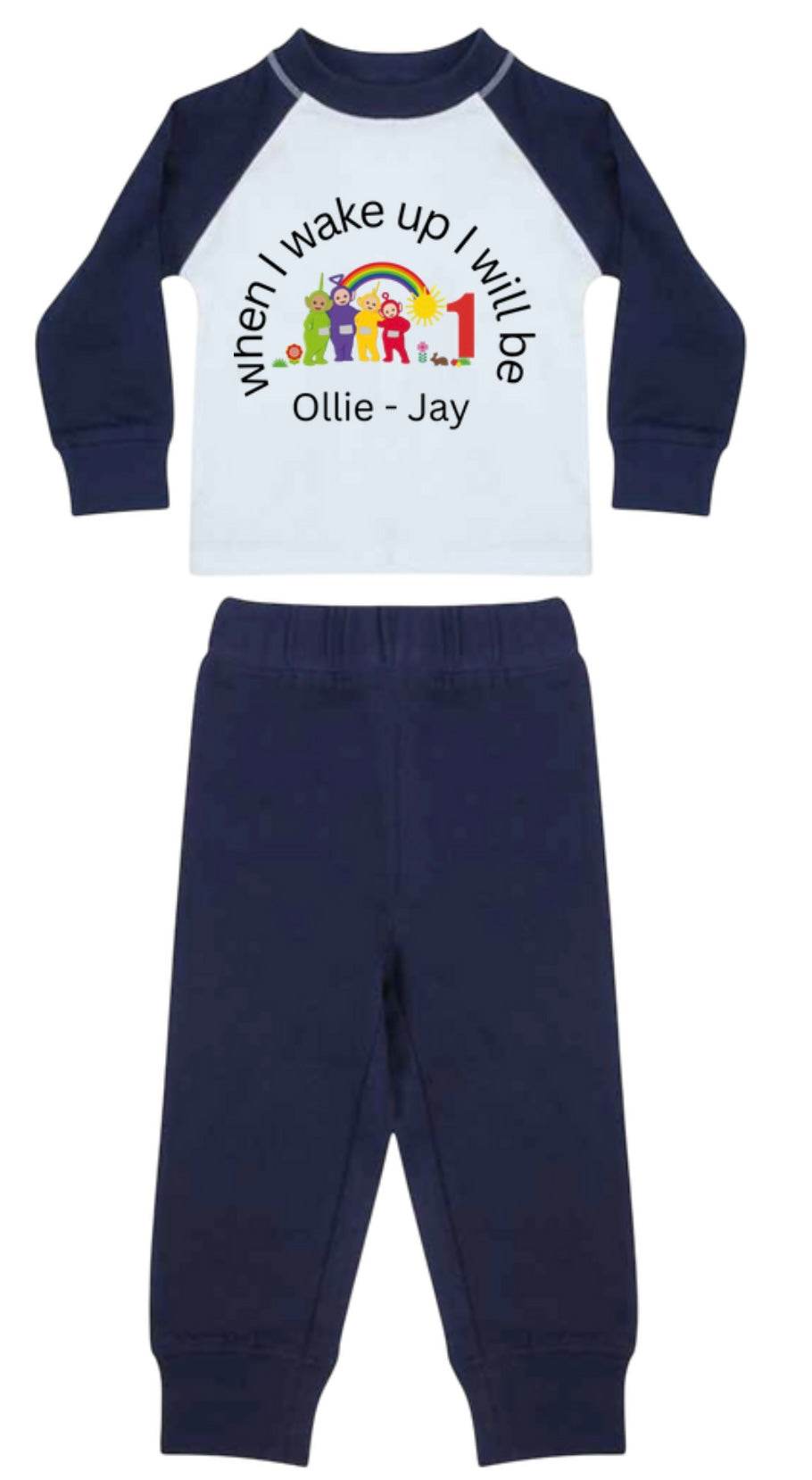 When I Wake Up I Will Be…” pyjamas, personalised with their name, age, and favourite character - Pj prints barnsley