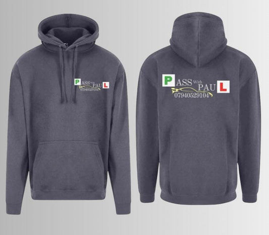 custom printed work wear hoodies - any text any logo - Pj prints barnsley