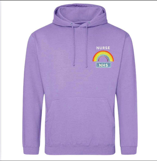 Embroidered hoodies perfect for nurses or nhs workers - Pj prints barnsley