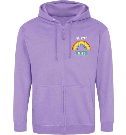 Personalised Embroidered Zip-Through Hoodies for NHS Workers - Pj prints barnsley