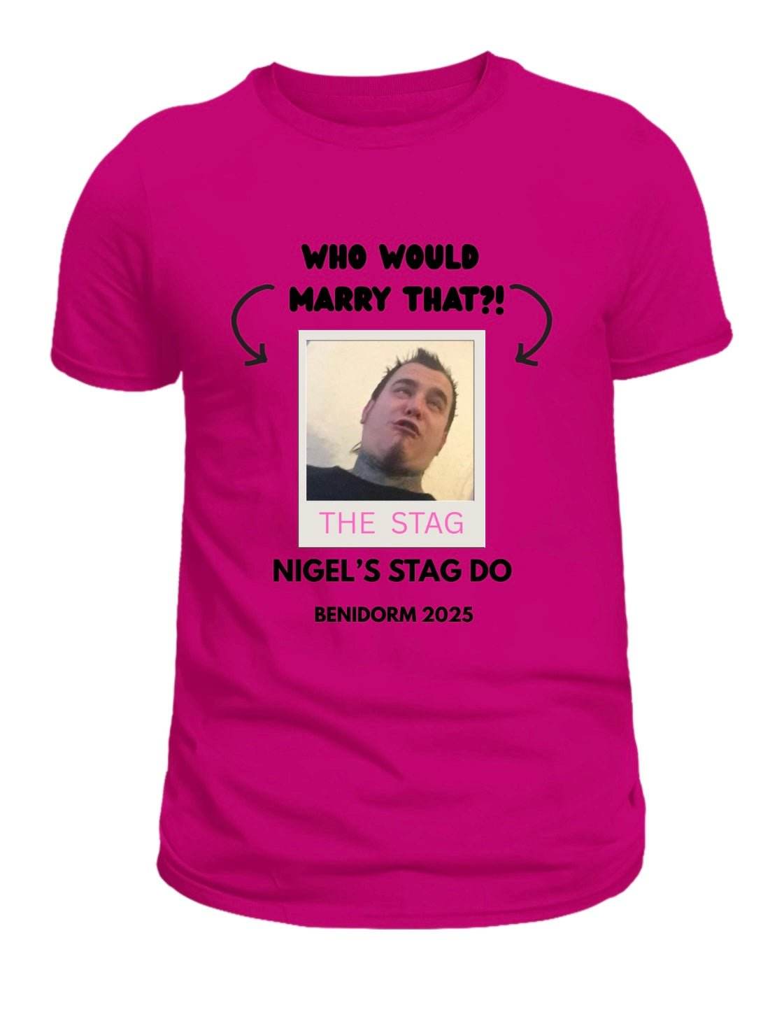 Personalised Funny stag do-party t-shirts only £9.95 - Pj prints barnsley
