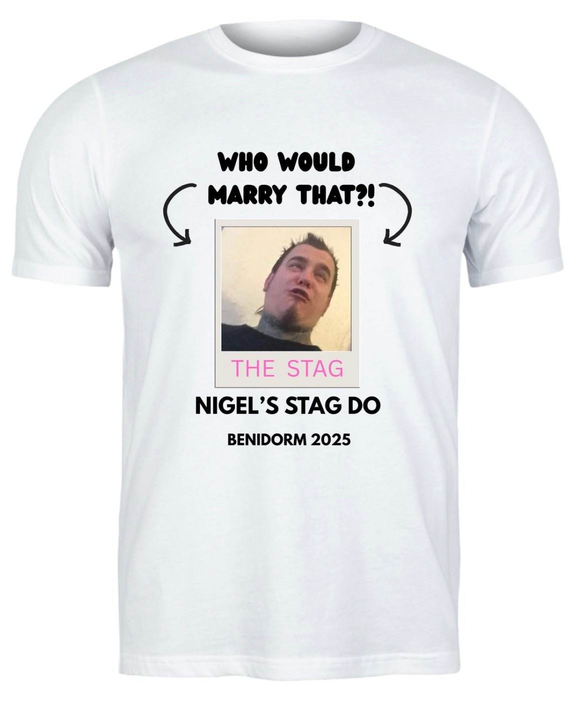Personalised Funny stag do-party t-shirts only £9.95 - Pj prints barnsley