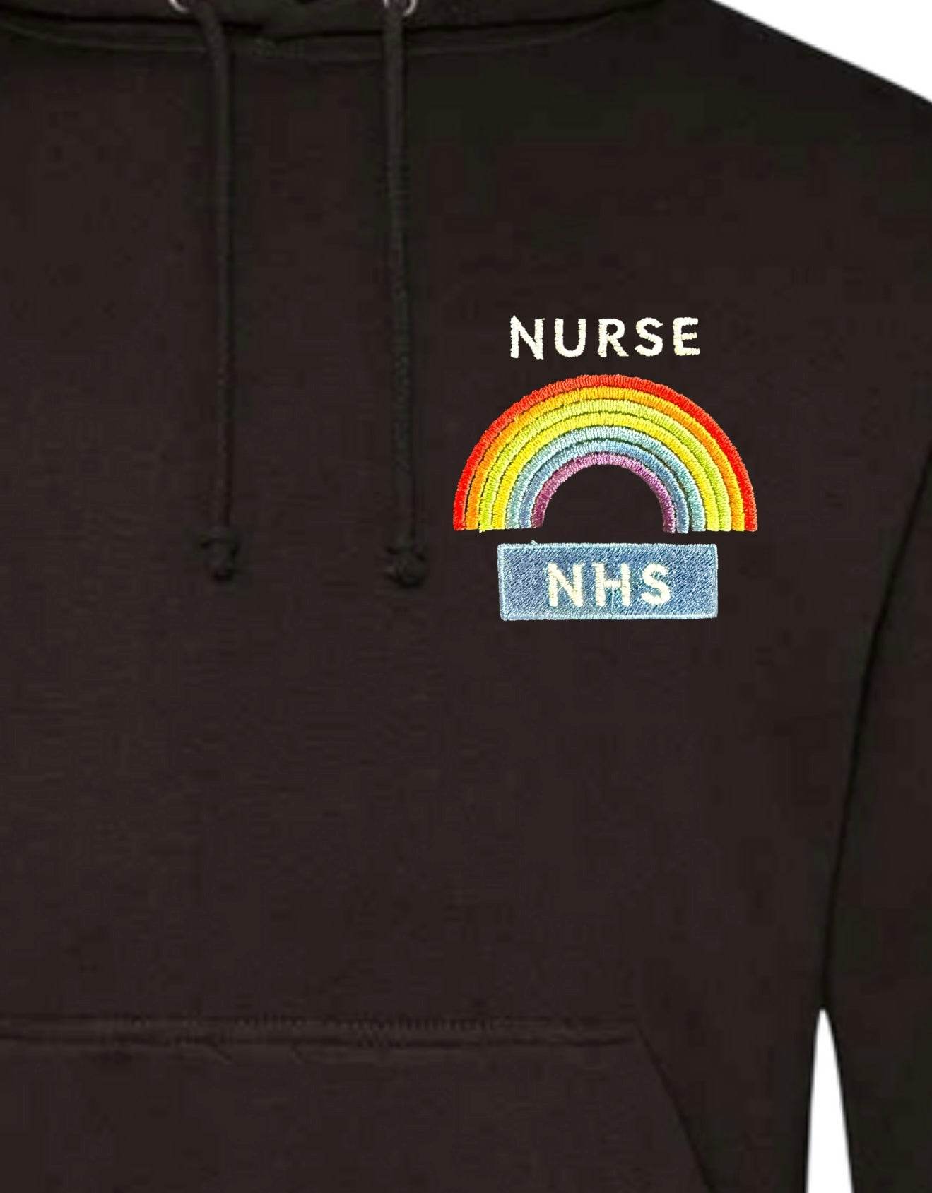 Rainbow hoodies| personalised hoodies for nhs staff - Pj prints barnsley