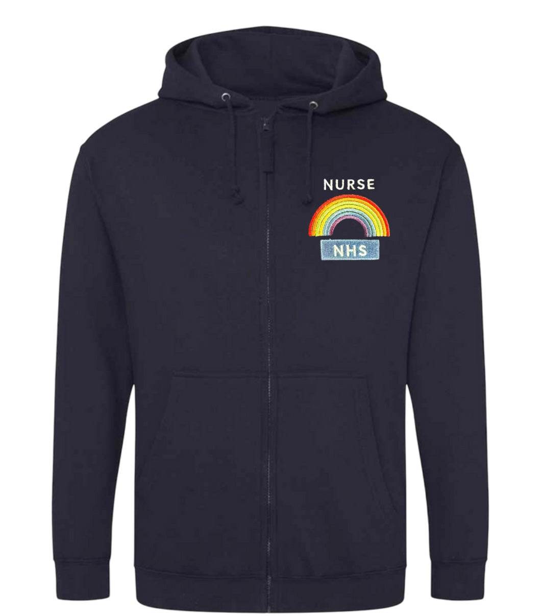 Rainbow hoodies| personalised hoodies for nhs staff - Pj prints barnsley