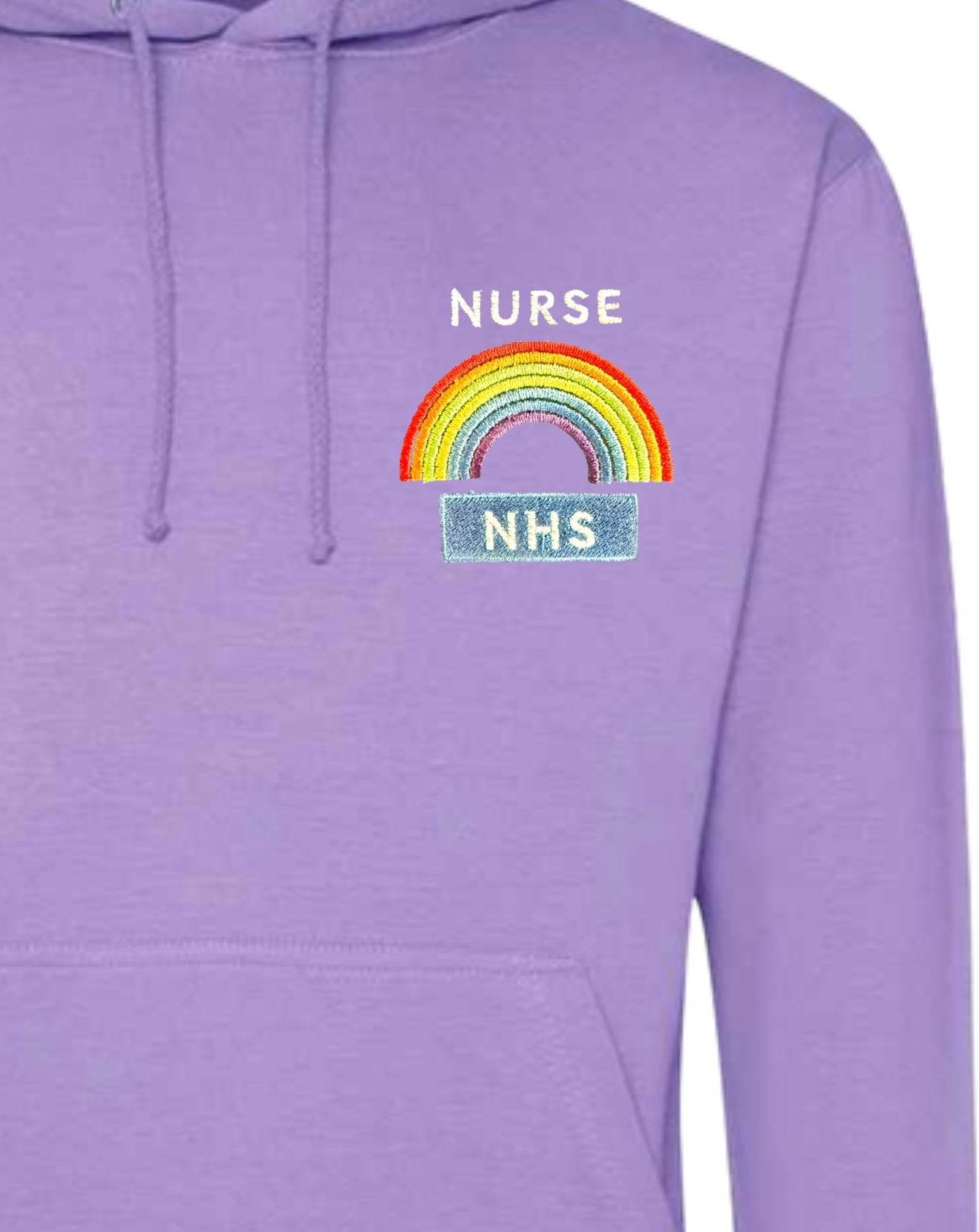 Rainbow hoodies| personalised hoodies for nhs staff - Pj prints barnsley