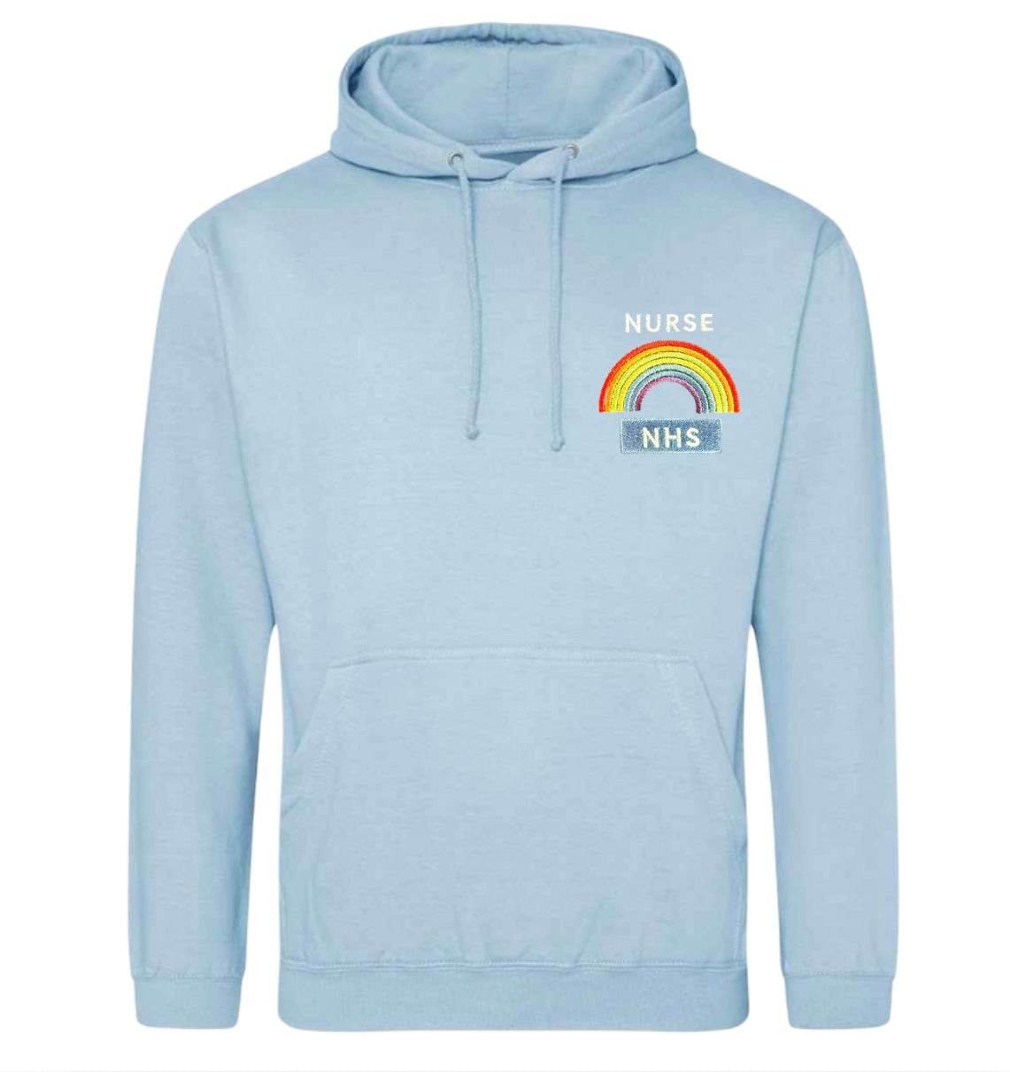 Rainbow hoodies| personalised hoodies for nhs staff - Pj prints barnsley