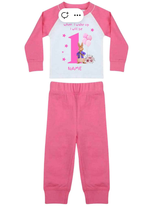 When I Wake Up I Will Be…” pyjamas, personalised with their name, age, and favourite character - Pj prints barnsley