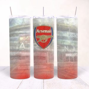 Arsenal 20oz Football Tumbler – Stainless Steel Insulated Cup for True Gunners Fans