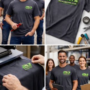 professional work t shirts — durable printed uniforms built for trades & teams”